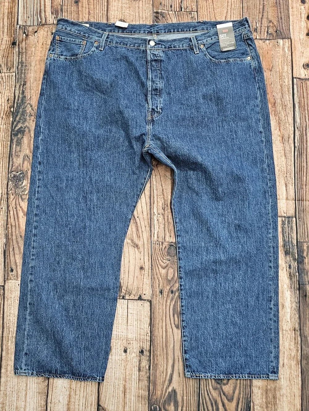 Levi’s 501 Original Fit Straight Leg Jeans Button Fly Men’s Size 52x32 NWT